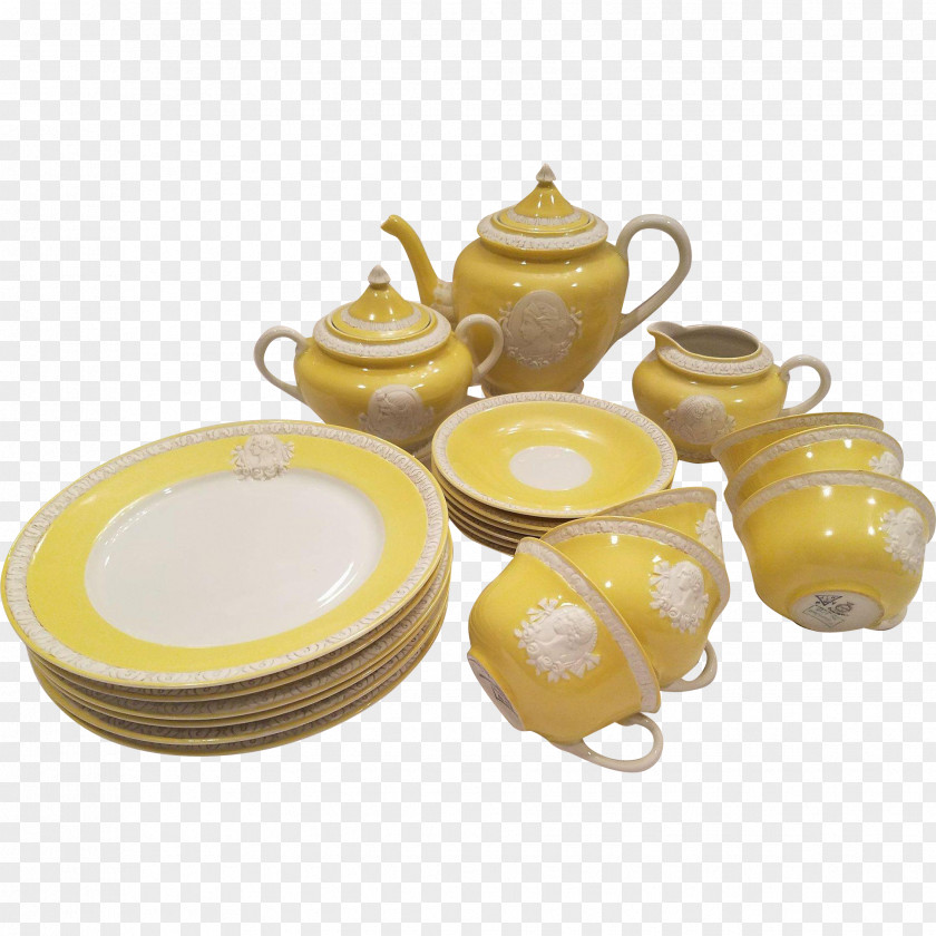 Saucer Tableware Plate Tea Set Teapot PNG