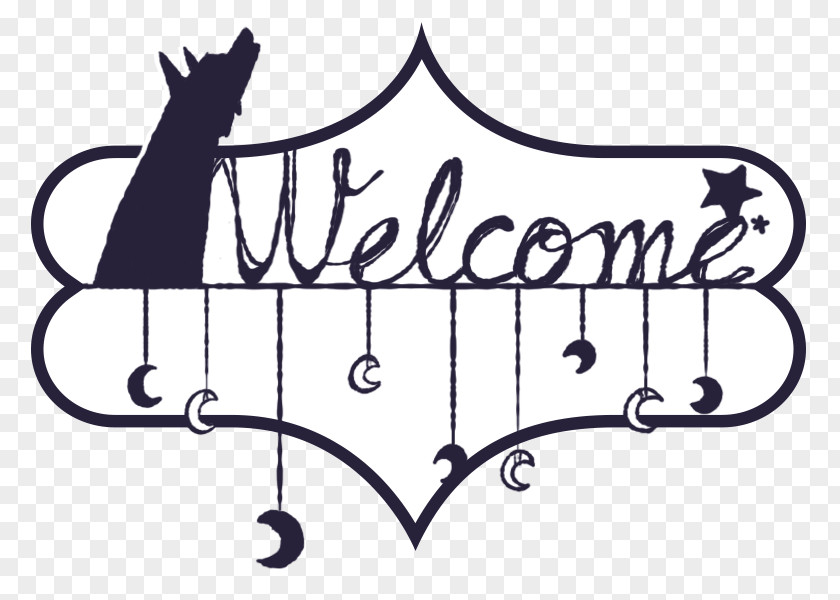 Welcome Calligraphy Art PNG