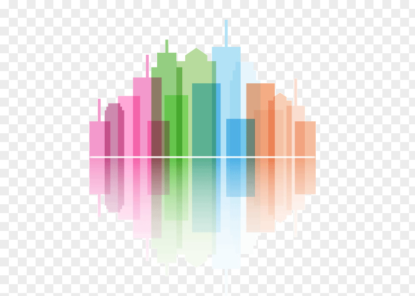 City Geometry Circle PNG