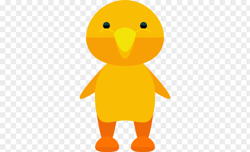 Cute Little Yellow Duck Clip Art PNG