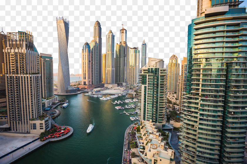 Dubai City View Larger Image Burj Khalifa International Airport Downtown Paris Emirates PNG