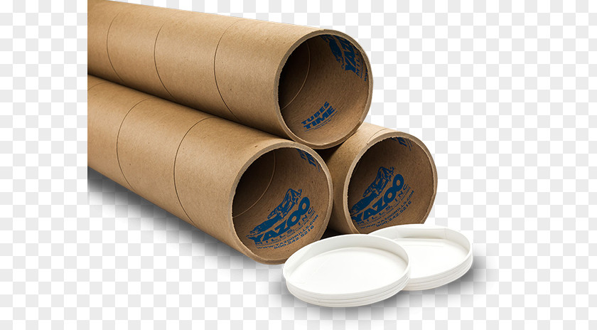 Heavy Duty Cardboard Cylinders Paper Shipping Tube Plastic Corrugated Fiberboard PNG