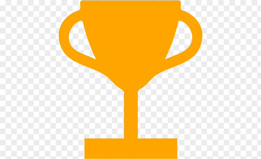 Trophy Icon Orange Clip Art PNG