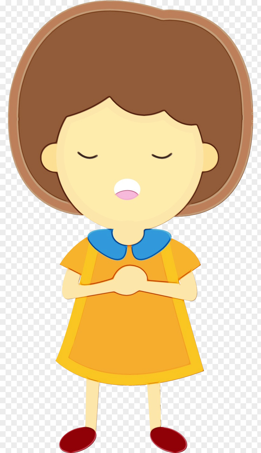 Child Singing Cartoon PNG