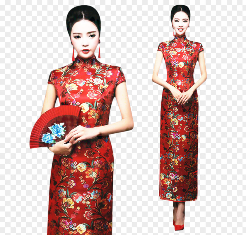 Fashion Design Suit Chinese Wedding PNG
