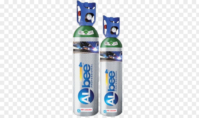 Gas Bottle Cylinder Argon Welding Air Liquide PNG