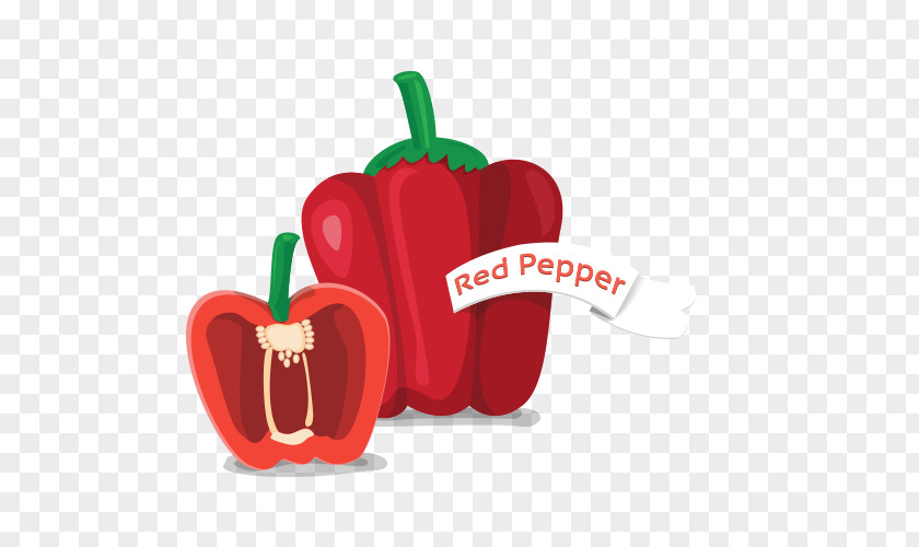 Hand-painted Vegetables Bell Pepper Chili Vegetable PNG