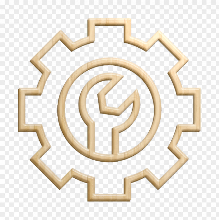 Logo Symbol Gear Icon Engineer Industrial PNG