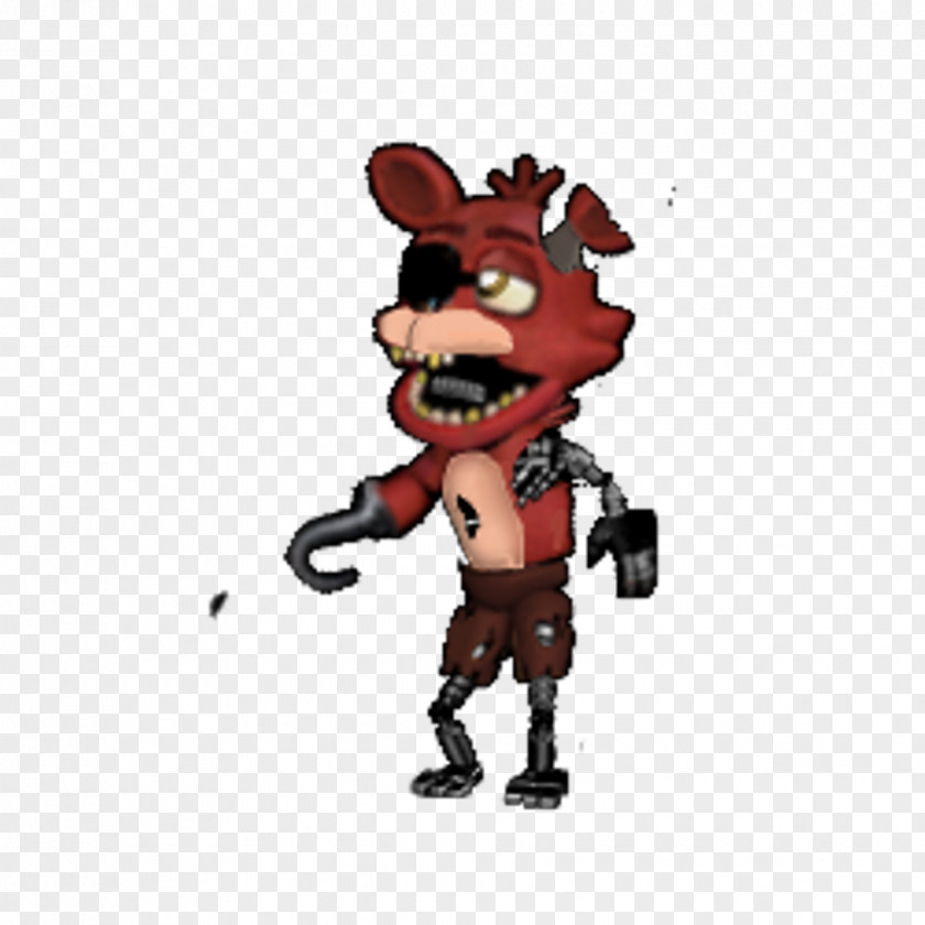Nightmare Foxy Figurine Cartoon Illustration Carnivores Mascot PNG