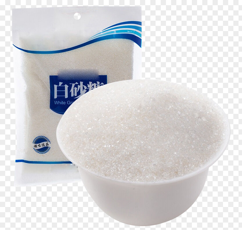 Sweet White Sugar Sucrose Bag PNG
