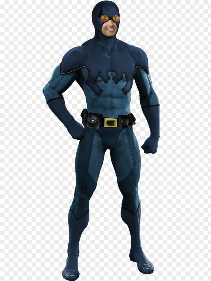 Batman Ted Kord Blue Beetle Booster Gold Superhero PNG