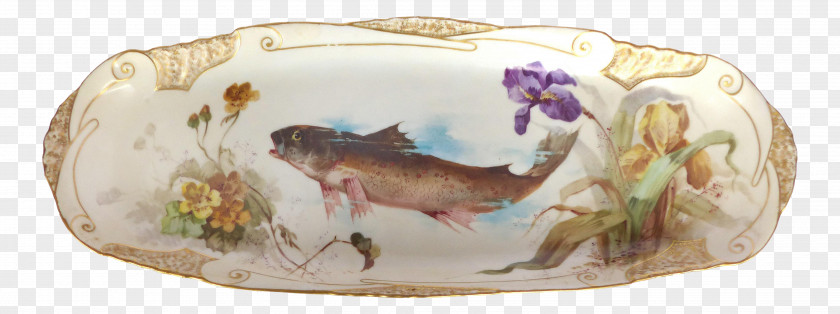 Hand-painted Fish Tableware Platter Body Jewellery Oval PNG