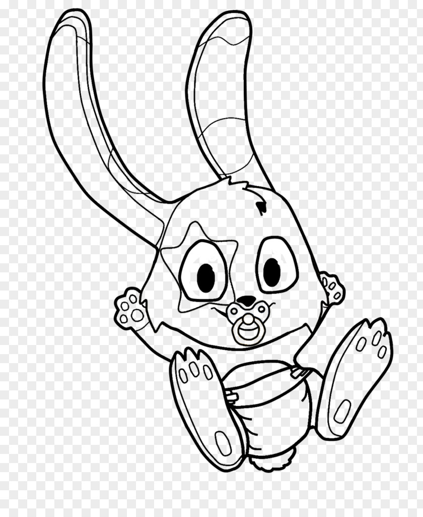 Rabbit Baby White Bugs Bunny Line Art Hare Alice's Adventures In Wonderland PNG
