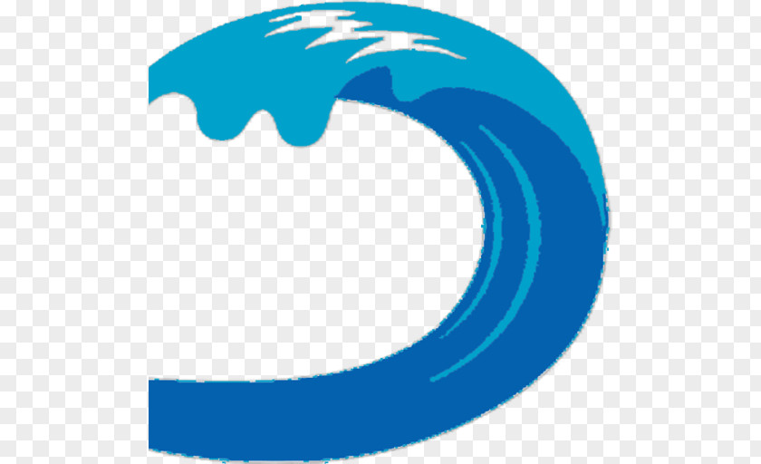 Wave Blue Green Circle Crescent PNG