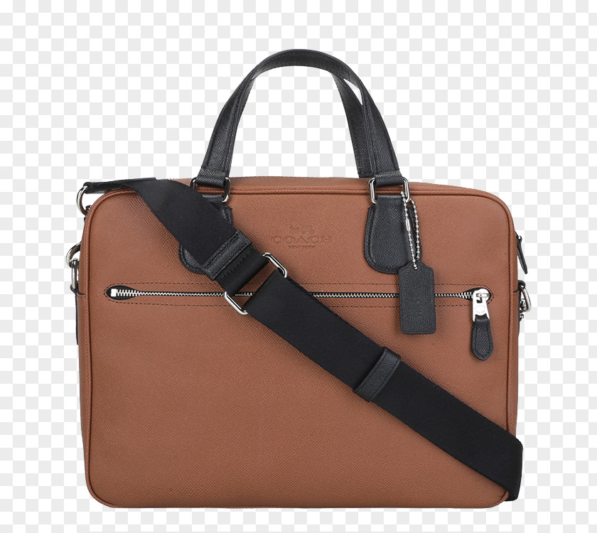 COACH Men's Casual Bag Briefcase Chanel Handbag Tapestry PNG