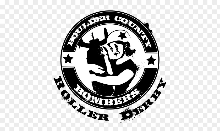 Derby County Logo Boulder Bombers Junior Roller Organization Image Rubber Stamp PNG