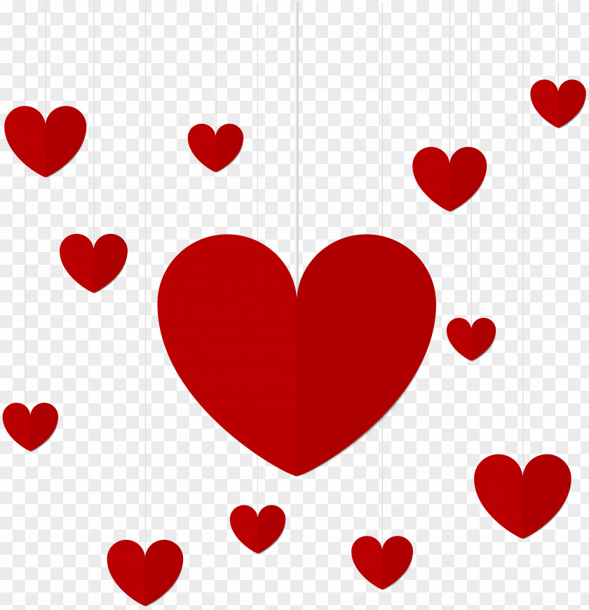 Hearts Heart Valentine's Day Clip Art PNG