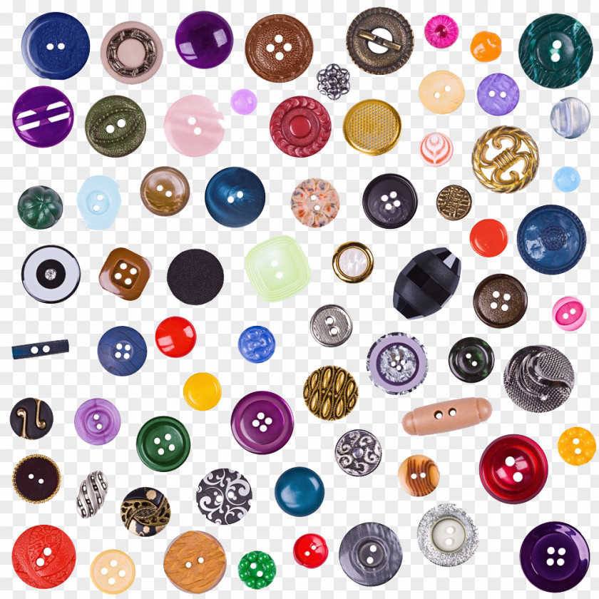 Tile Buttons For High-definition Buckle Material Button Stock Photography Sewing Needle Illustration PNG