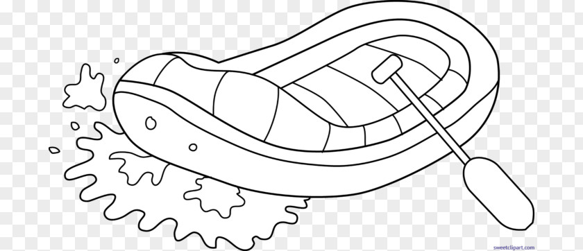 Boat Clip Art Rafting Whitewater Coloring Book PNG