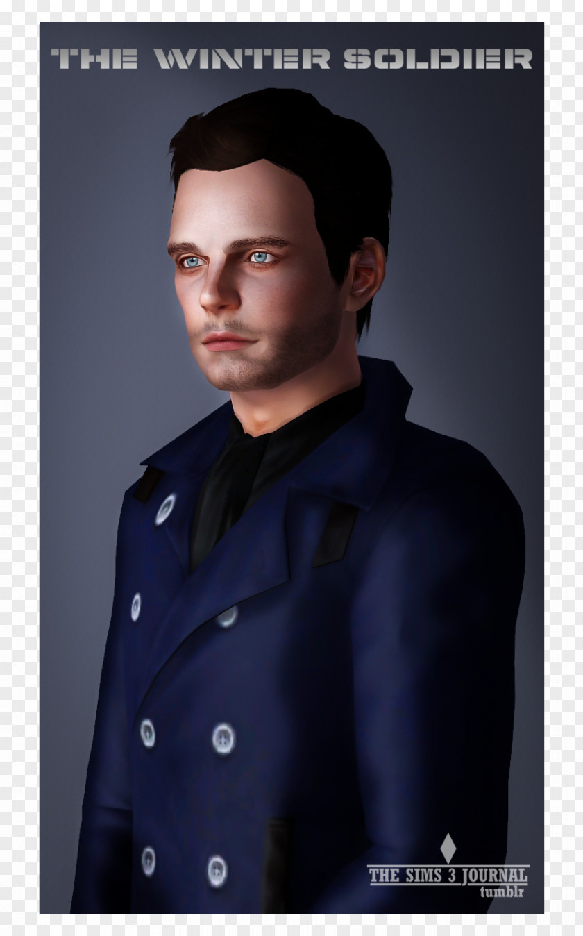 Captain America Sebastian Stan The Sims 3 4 Bucky Barnes 2 PNG Image ...