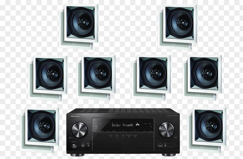 Sm Supermarket AV Receiver Home Theater Systems 5.1 Surround Sound Pioneer Corporation VSX-831 PNG
