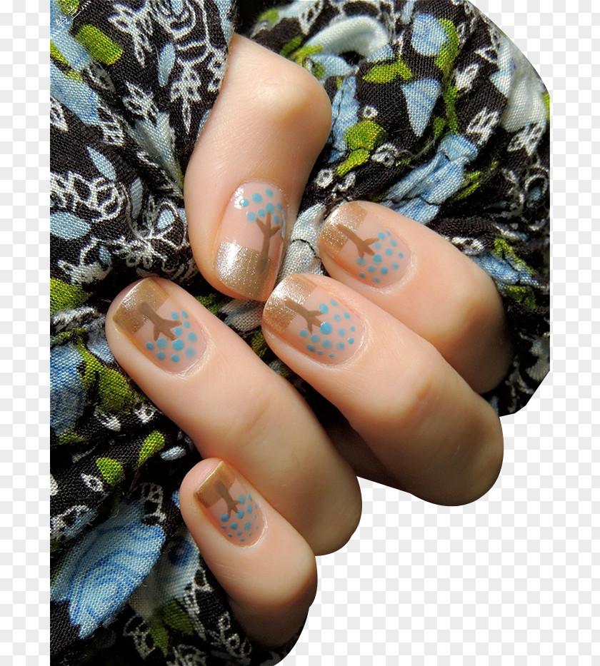 Lovely Nail Art Manicure PNG