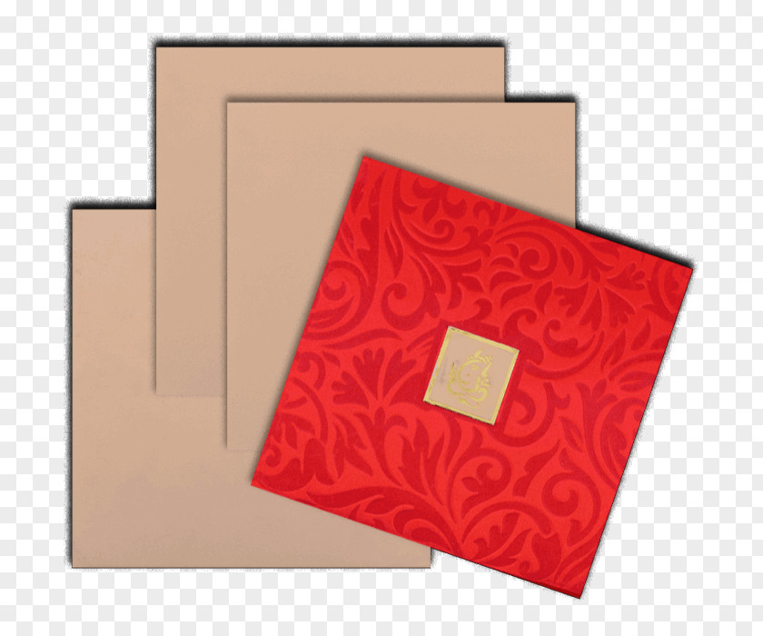 Pooja Thali Paper Rectangle Text Messaging RED.M PNG