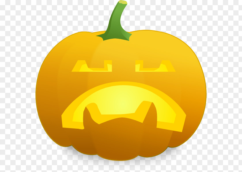 Pumpkin Expression Jack-o'-lantern Sadness Clip Art PNG