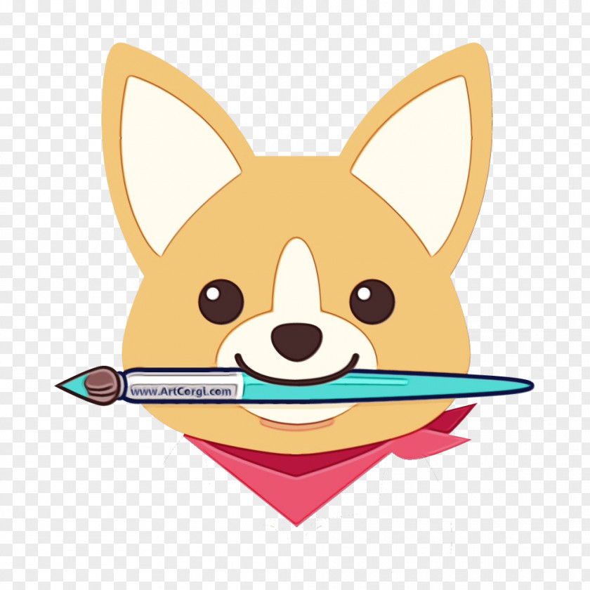 Carnivore Fox Watercolor Animal PNG