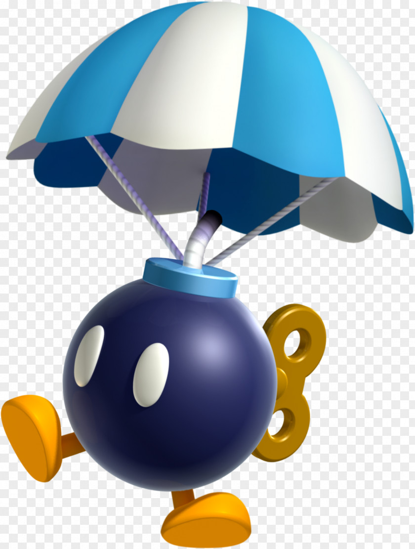 Cute Cartoon Characters Blue Parachute New Super Mario Bros. U World PNG