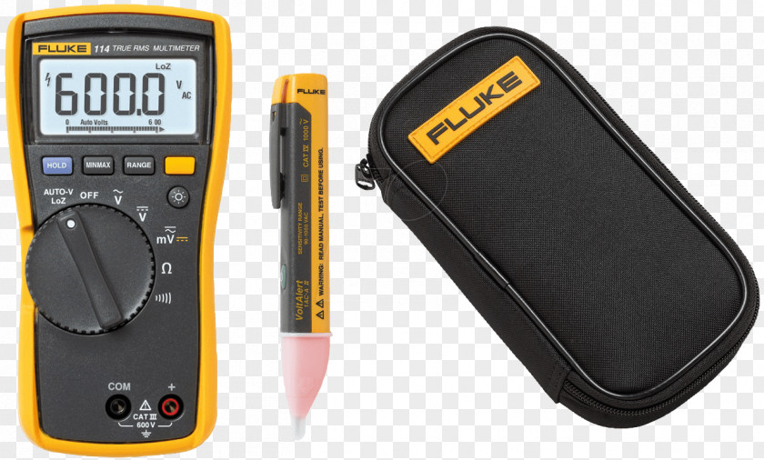 Fluke Corporation True RMS Converter Digital Multimeter Electronic Test Equipment PNG