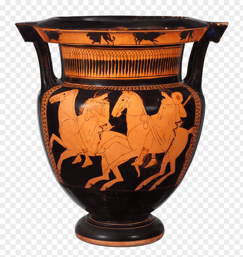 Greece Pottery Of Ancient Geometric Art PNG