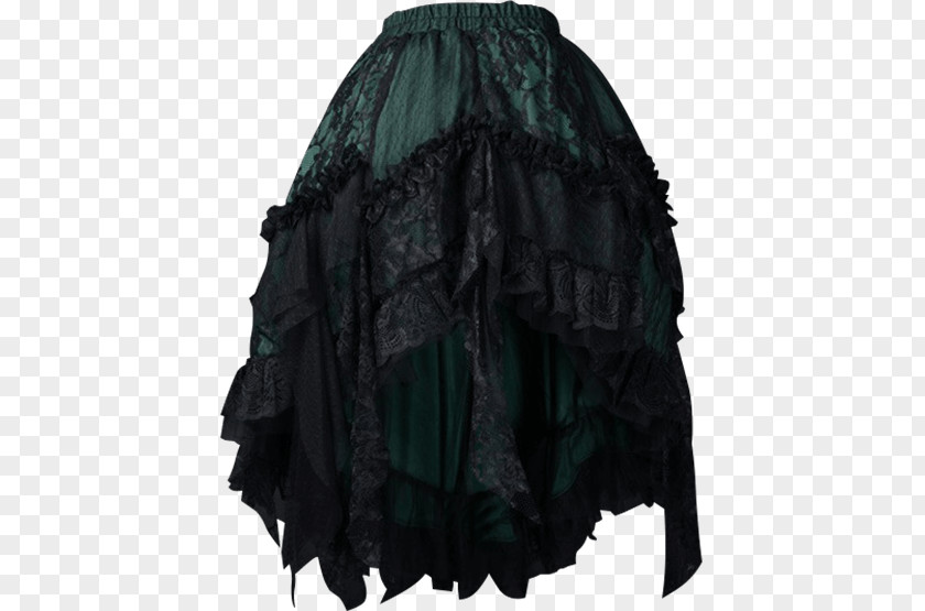 High-low Skirt Bustle Handkerchief Victorian Fashion PNG