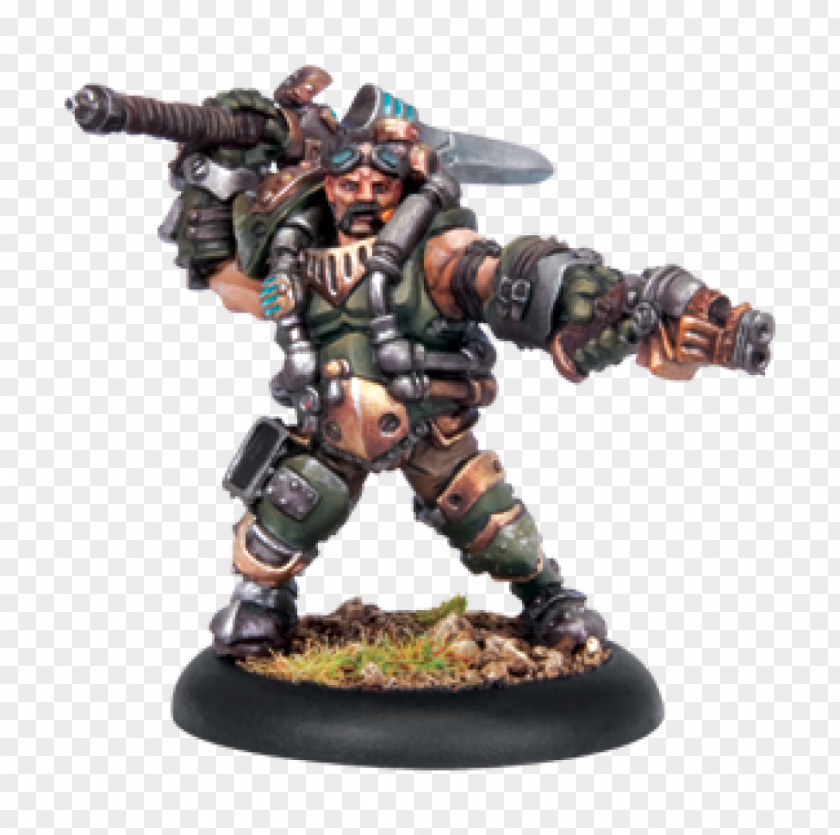 Miniature Wargaming Warmachine Mercenary Hordes Privateer Press Figure PNG