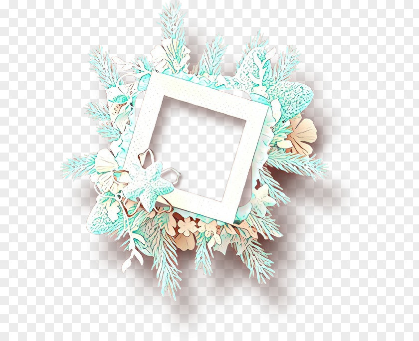 Picture Frame Conifer Christmas Decoration PNG