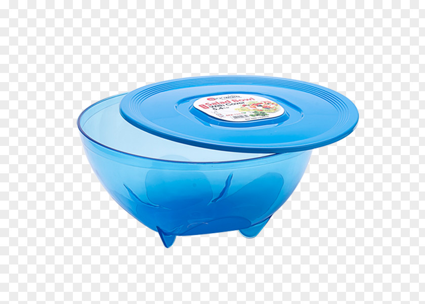Salad Bowl Plastic Cobalt Blue PNG
