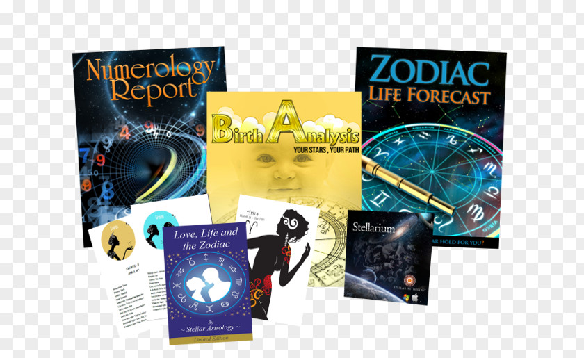 Zodiac Pack Astrology Numerology Graphic Design Advertising PNG
