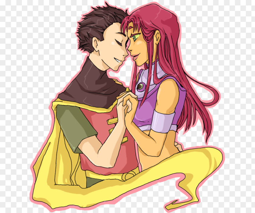 Beast Boy Starfire Dick Grayson Raven Teen Titans PNG