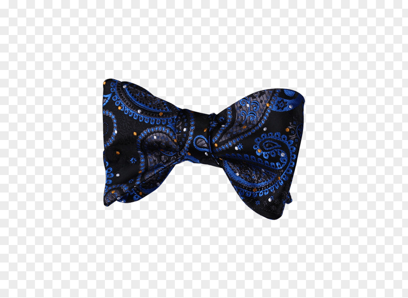 Bow Tie Blue Paisley Polka Dot Necktie Einstecktuch PNG