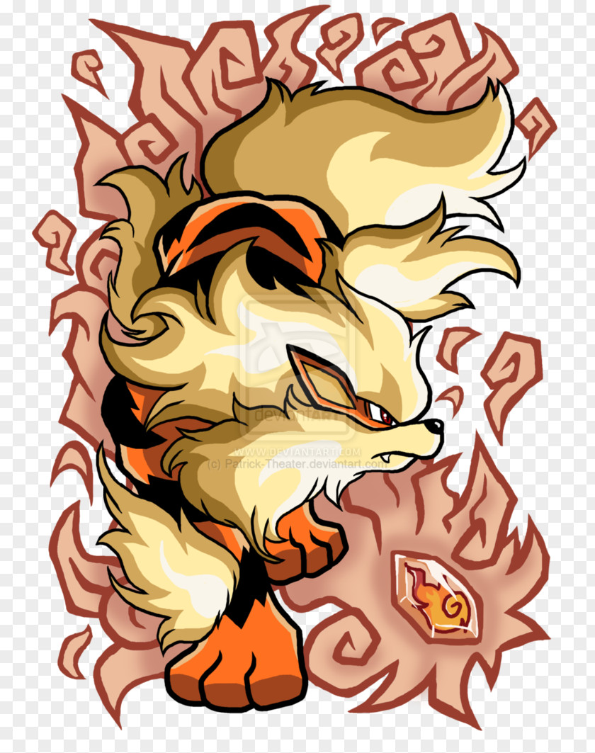 Design Arcanine Drawing Growlithe PNG