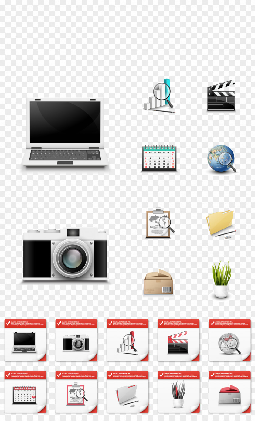 Product Physical Computer Calendar Camera Icon Design Web Page Download PNG