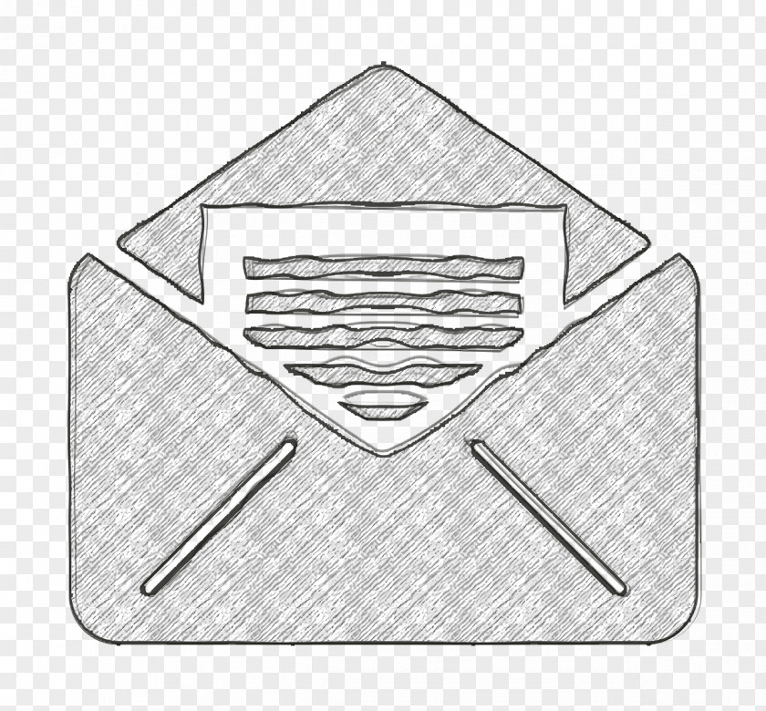 Symbol Triangle Email Icon Mail Open PNG