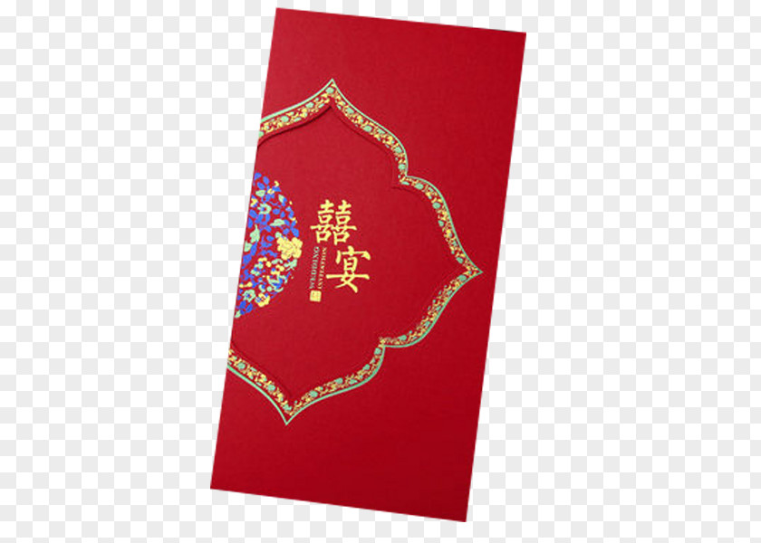 Wedding Invitations Invitation Paper Red Envelope Marriage PNG