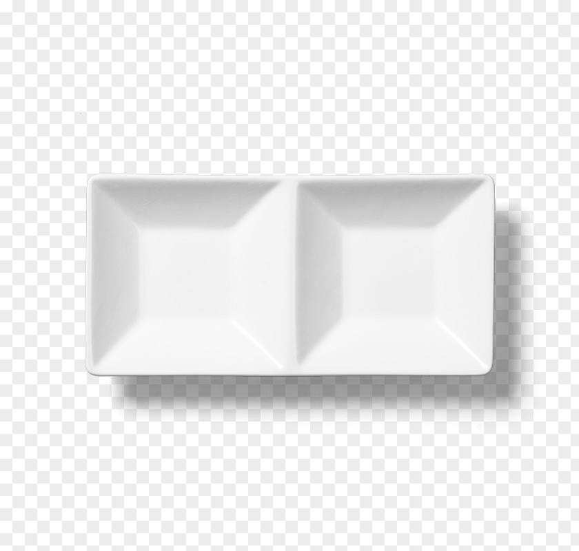 White Ceramic Square Plate Table PNG
