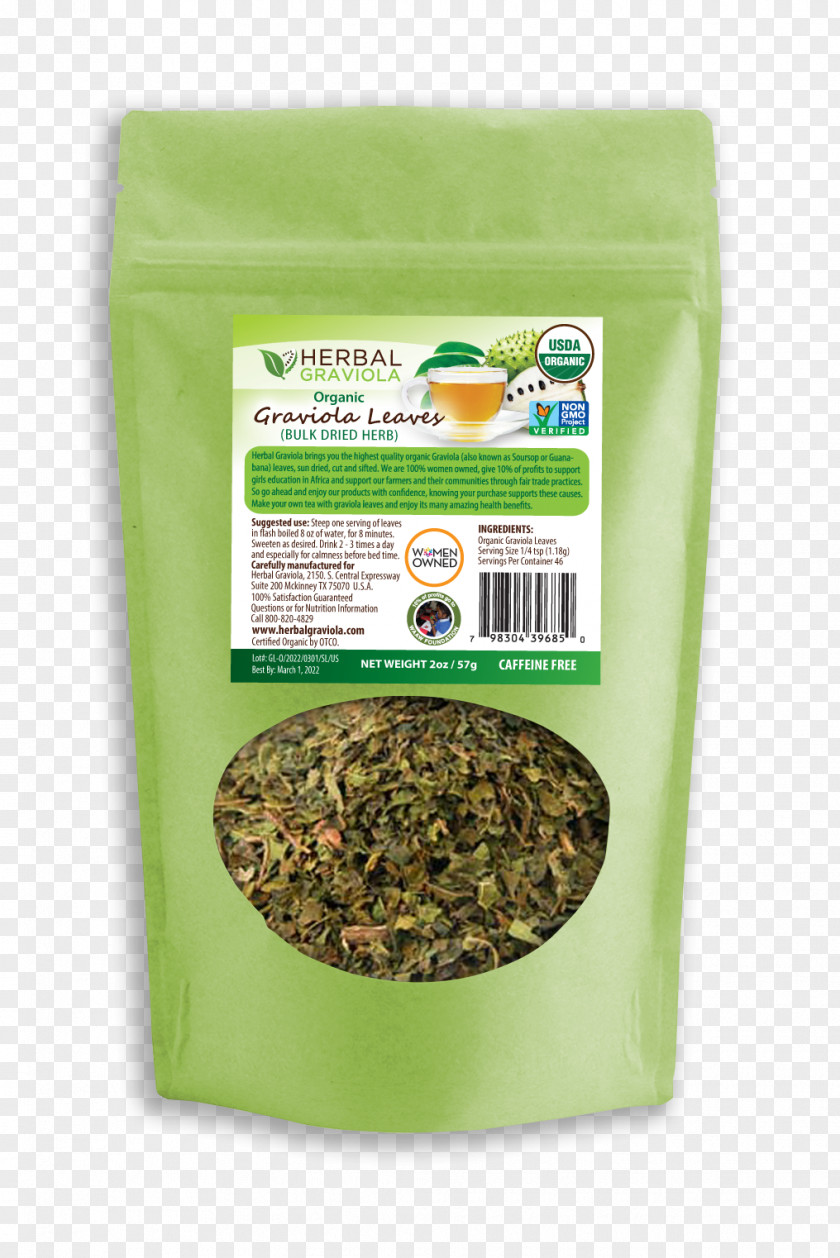 Tea Bag Soursop Organic Food Muesli PNG