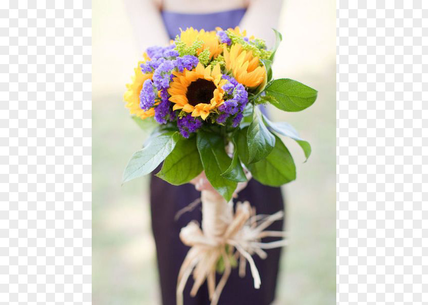 Wedding Floral Design Common Sunflower Flower Bouquet Cut Flowers PNG