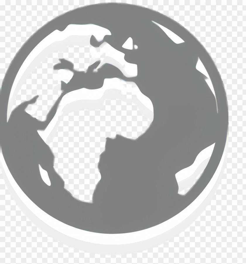 Logo World Circle Silhouette PNG