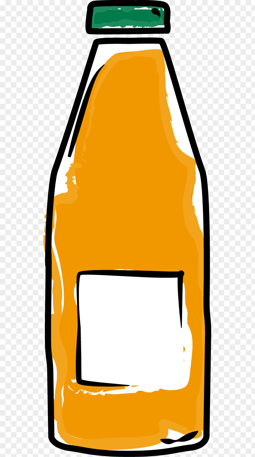 Orange Soda Fizzy Drinks Juice Bottle Clip Art PNG