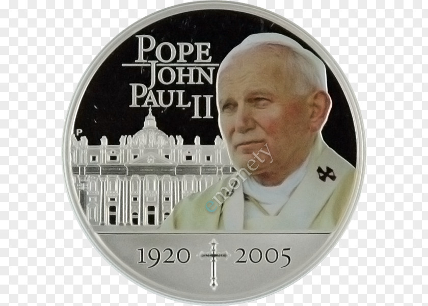 Pope John Paul II Coin LABEL.M PNG