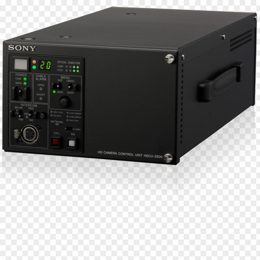 Sony Camera Control Unit Serial Digital Interface Television 19-inch Rack PNG